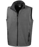 WICK GOLF CLUB  MENS SOFTSHELL BODYWARMER WITH EMBROIDERED LOGO